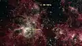 2020年1月にスピッツァー宇宙望遠鏡が撮影したタランチュラ星雲