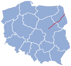 6号線 (ポーランド)の路線図