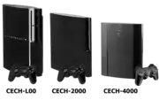 PS3（CECHL00）とPS3（CECH-2000）とPS3（CECH-4000）とDUALSHOCK 3・SIXAXISのコントローラ
