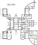ブッシーハウスの平面図 (1901/1902)