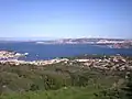 Vista di La Maddalena dal promontorio palaese