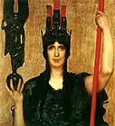 フランツ・フォン・シュトゥック『パラス・アテナ』（1898年） 個人蔵