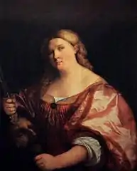 『ユディト』1525年-1528年頃 ウフィツィ美術館所蔵