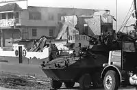 パナマに展開するアメリカ海兵隊のLAV-25