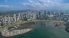 パナマ市の中央業務地区