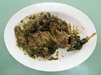 パニキのカレー風料理（インドネシア）