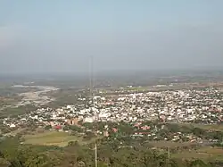 ラ・イグアナ国立公園から望むヨパル市