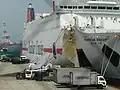 大阪港に停泊