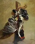 猟の獲物の静物画