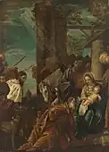 『東方三博士の礼拝』1528年-1588年 バイエルン州立絵画コレクション（英語版）所蔵