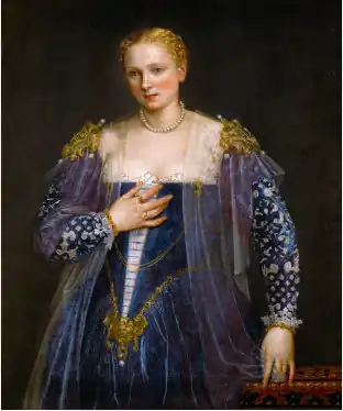 『美しきナーニ(女性の肖像)』(1552年)ルーヴル美術館(パリ)