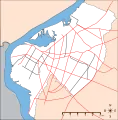 主要な幹線道路図