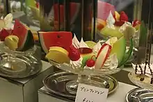 パフェの食品サンプル(大阪市)
