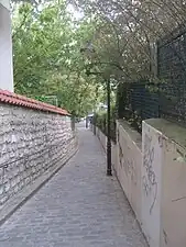 passage Vandrezanne - vue vers le sud depuis la rue Vandrezannre