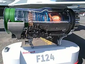 ハネウェル/ITEC F124のカットモデル