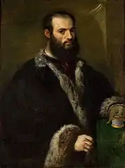 『アルヴィーゼ・コンタリーニの肖像』1525年-1550年の間 サンパウロ美術館所蔵