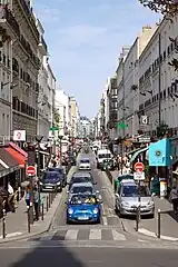 同サン＝ジャン＝バティスト・ド・グルネル教会から見るコメルス通り (La rue du Commerce à Paris, vue depuis l'église Saint-Jean-Baptiste de Grenelle. Quartier de Grenelle.)