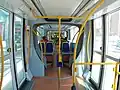 トラムの車内