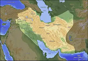 パルティア周辺要図