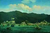 セント・トーマス島の波止場, 1852