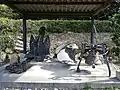 潜水艦おやしおのスクリューと錨