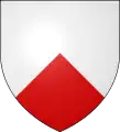 パーティ・パー・シェブロンParty per chevron, argent and gules