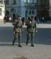 20世紀初頭の軍服の警察官
