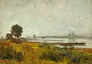 メクレンブルクの川の風景 (1895)