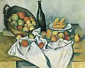 ポール・セザンヌ 『リンゴの籠のある静物』（1890年代）