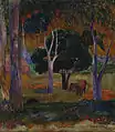 『豚と馬のいる風景』1903年。アテネウム美術館（ヘルシンキ）。