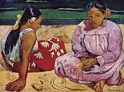『タヒチの女』(1891年)ゴーギャン