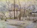 『冬の風景』1879年。ブダペスト国立西洋美術館。