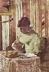 『ゴーギャン夫人の肖像』1880 - 81年頃。ビュールレ・コレクション。