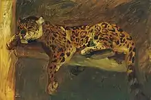 眠るジャガー