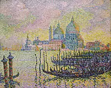 ポール・シニャック「カナル・グランデの入り口」(1905)