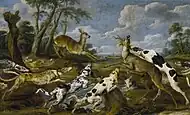 狩りの情景 プラド美術館 蔵