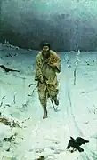 『佯狂者』（19世紀末ごろ）、パーヴェル・スヴェドムスキー（Pavel Svedomsky）