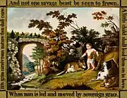 エドワード・ヒックス Peaceable Kingdom of the Branch (c.1826-30)