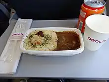 国内線 ビーフカレーコンボ(Peach Aviation)