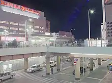 柏駅東口駅前ペデストリアンデッキ