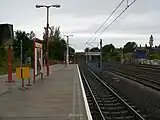 ペロー駅のプラットホーム