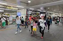 改札階(2009年7月9日)