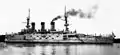 艦隊編入直後の1902年に撮影されたペレスヴェート