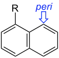 peri- 置換基（1，8-）