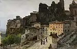 「オレーヴァノ・ロマーノの風景」ピエトロ・サッシ