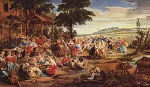 『フランドルの祝祭』(1630年頃)ルーヴル美術館(パリ)