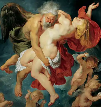 『オレイテュイアを略奪するボレアス』(1615年頃)造形美術アカデミー絵画館(ウィーン)