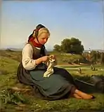 「バイエルンの少女」(1843)