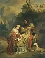 ペトラルカとラウラ (1842)