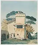 Raffael's studio in Villa Borghese's garden. Rome
